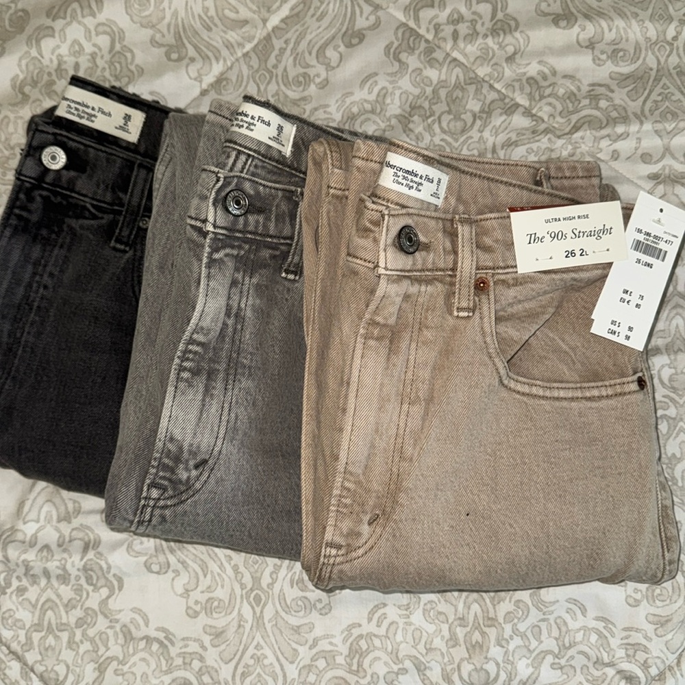90’s Straight Ultra High Rise - Bundle